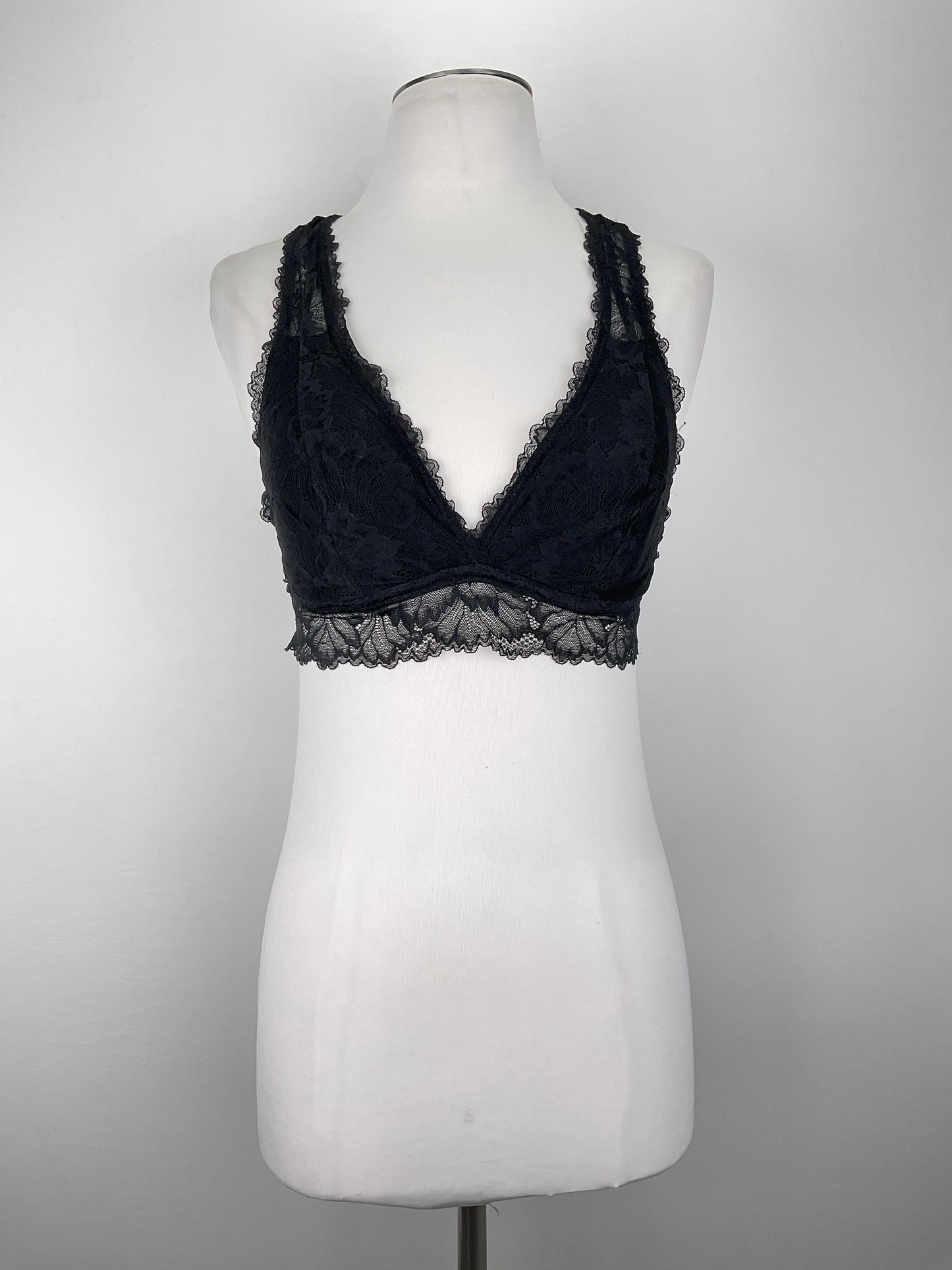 Blusita Negro Floral  Deportivo Auden