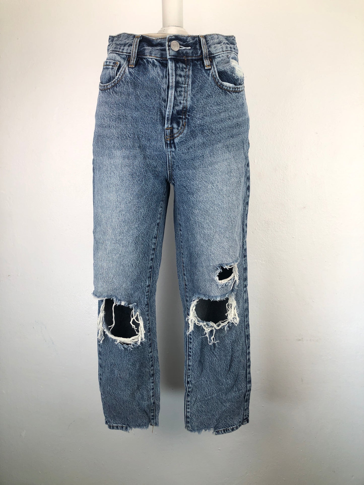 Pantalon Azul  claro  Mom Jeans Pacsun