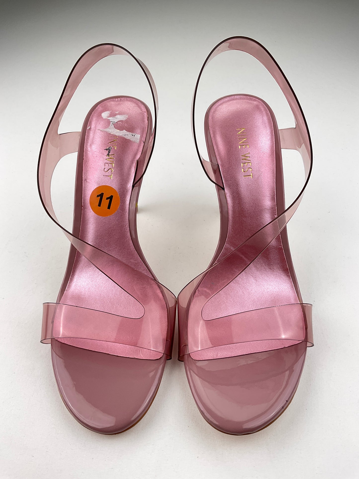Zapatilla Transparente de Tacón Nine West