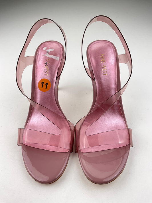 Zapatilla Transparente de Tacón Nine West