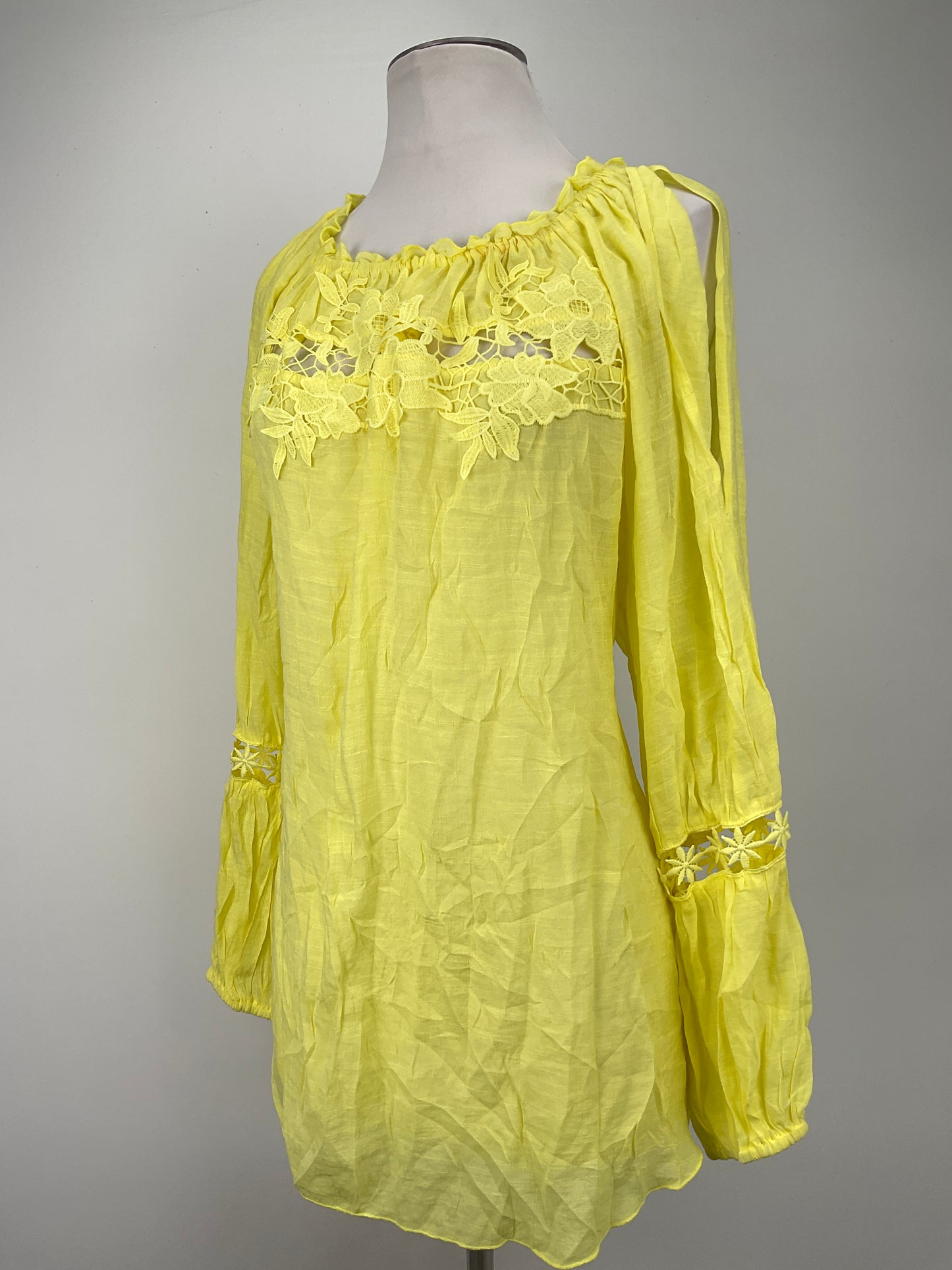 Blusa Amarillo Floral Variangis