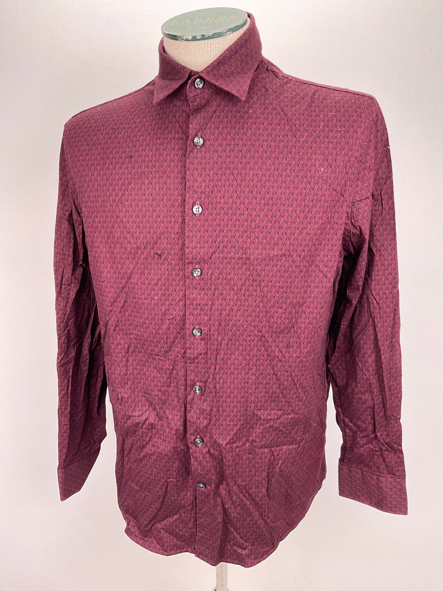 Camisa Rojo vino Express