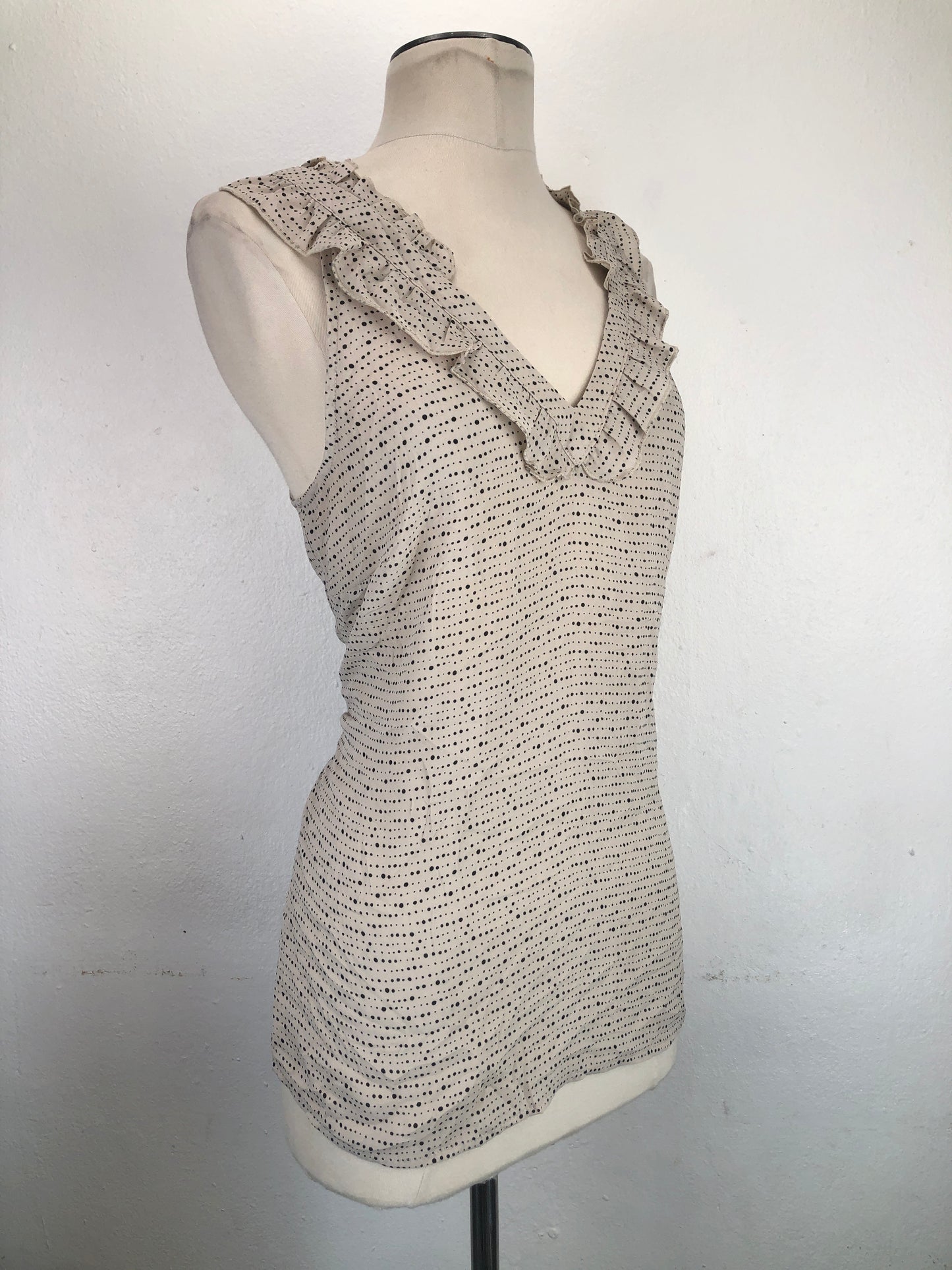 Blusa Crema de Lunares Cabi