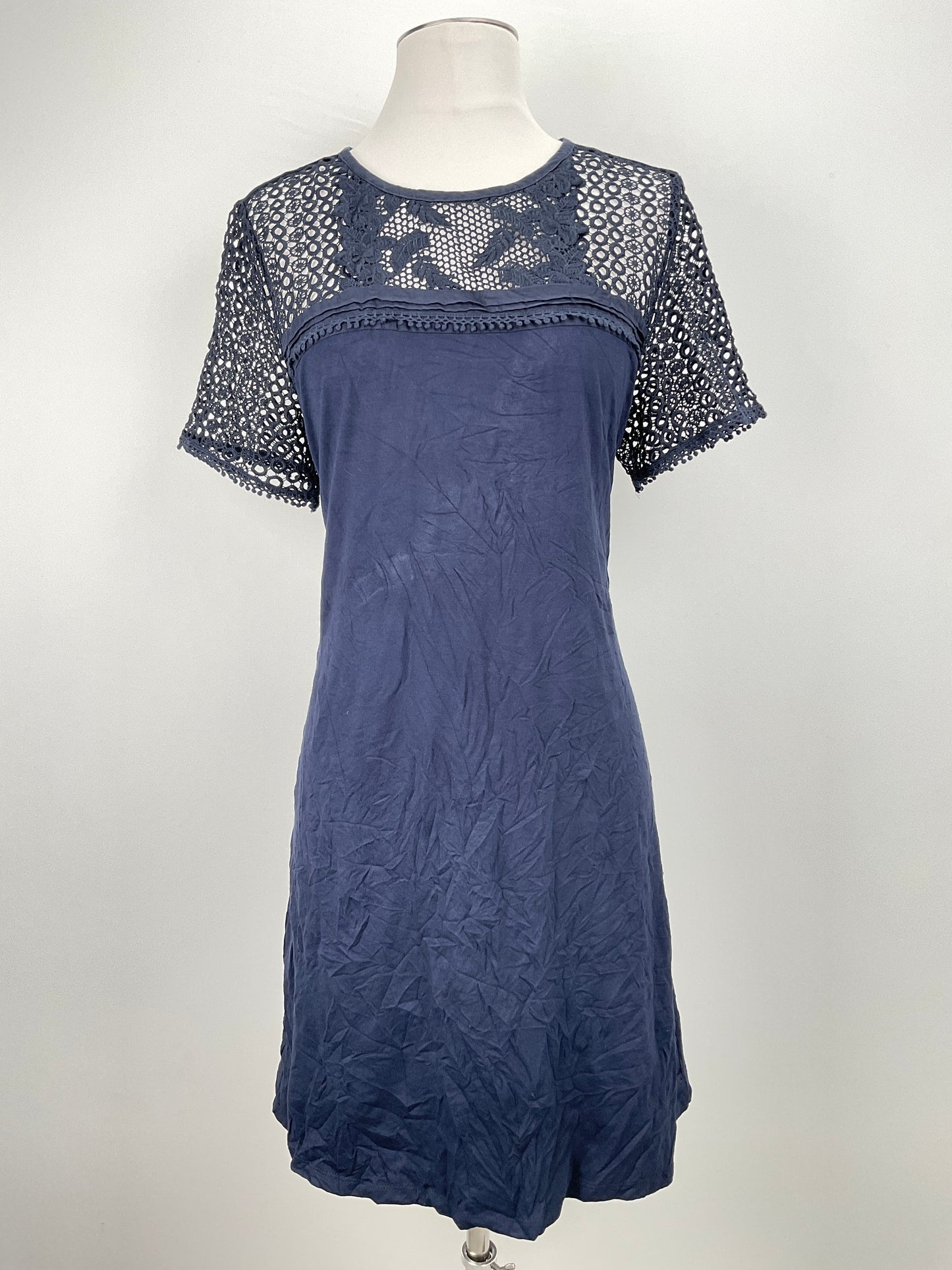 Vestido Azul marino Floral Loft