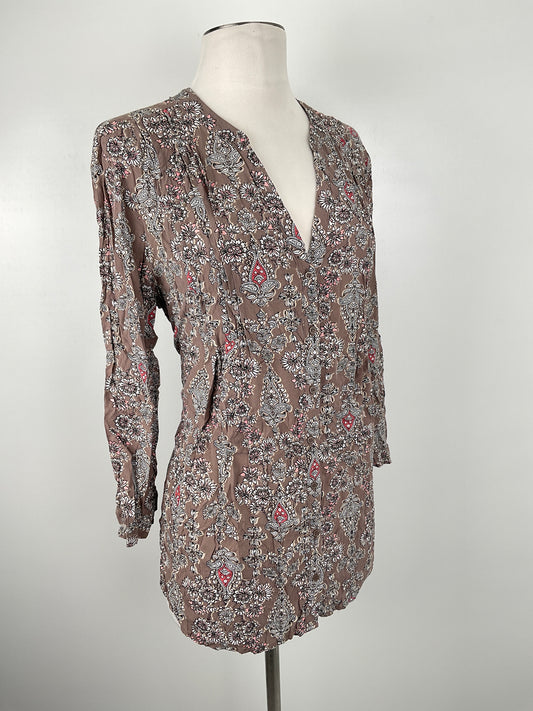Blusa Marrón Floral St John’s Bay