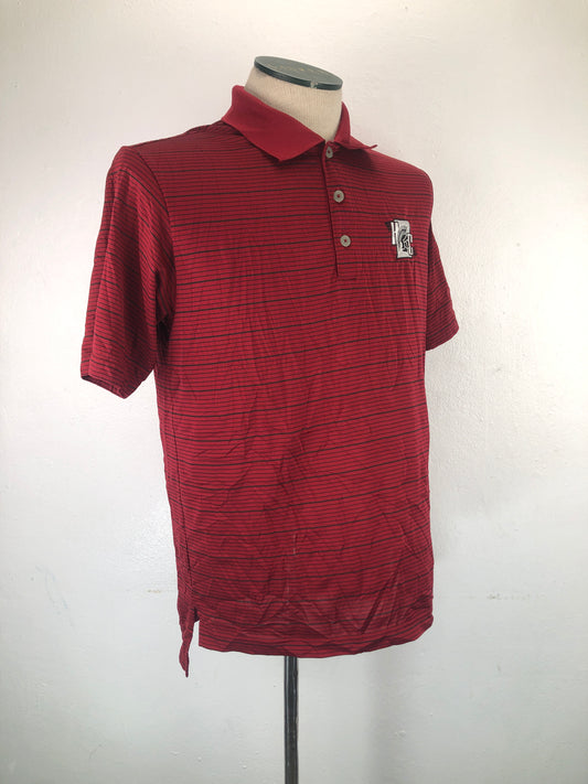 Camiseta Rojo vino de Rayas Adidas