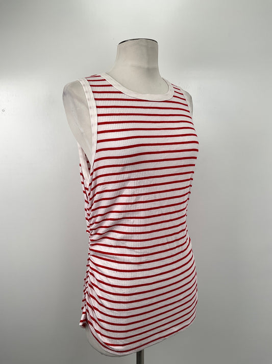 Camiseta Blanco de Rayas Shein