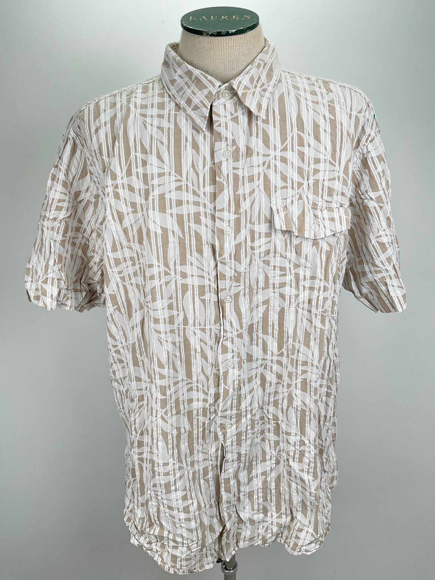 Camisa Crema Floral Editions