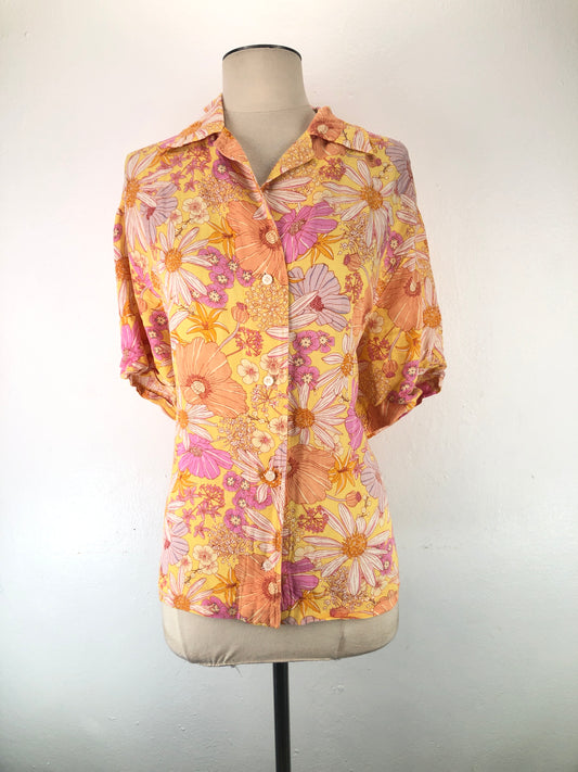 Camisa Multicolor Linen Blend