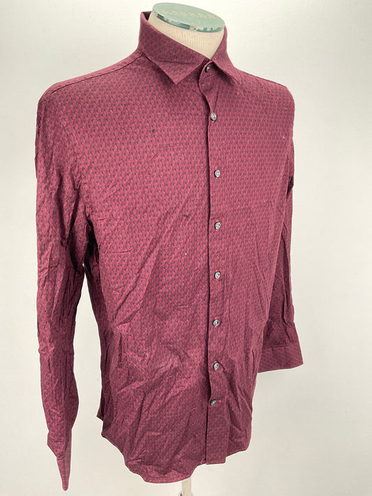 Camisa Rojo vino Express