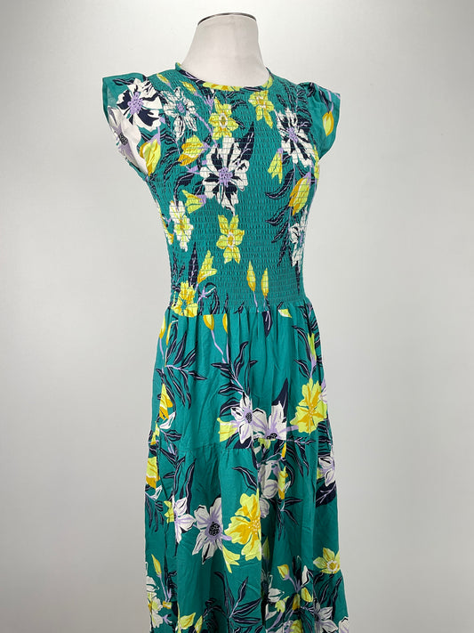 Vestido Verde Floral Elizabeth Nicole