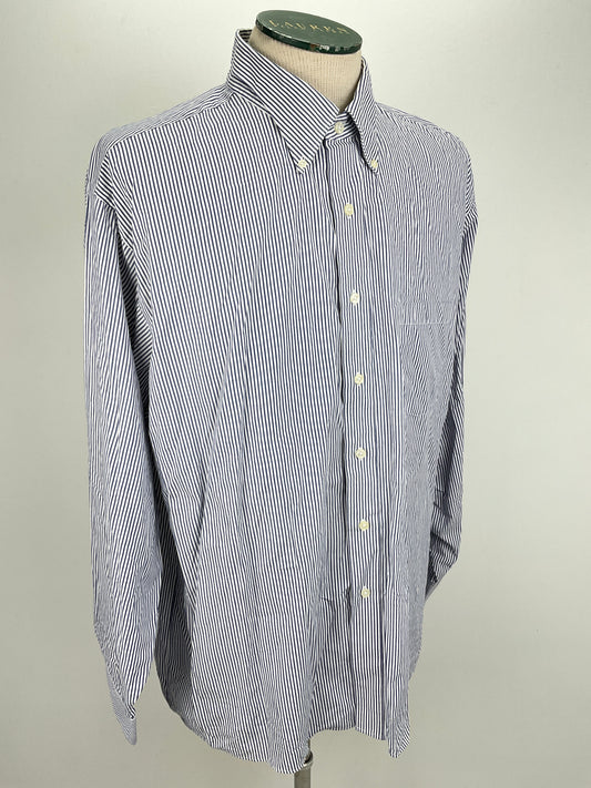 Camisa Azul marino de Rayas Van Heusen