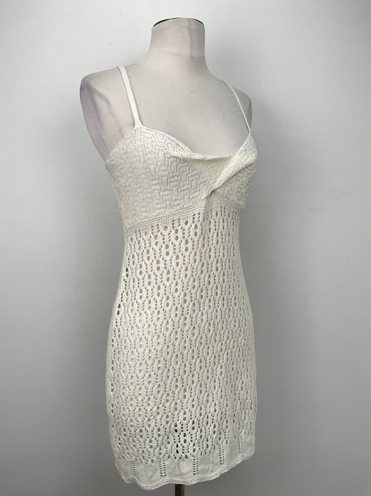 Vestido Playero Beige de Lunares Variangis