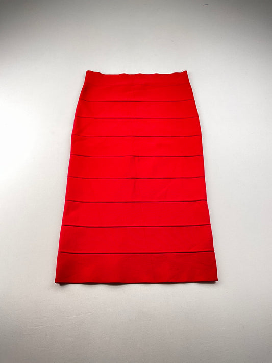 Falda Rojo Bcbgmaxazria