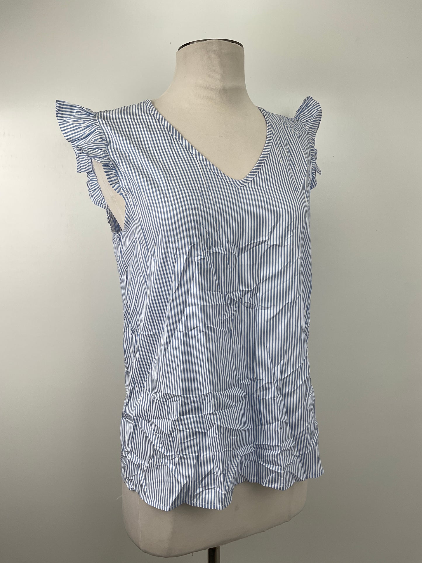 Blusa Azul claro de Rayas Shein