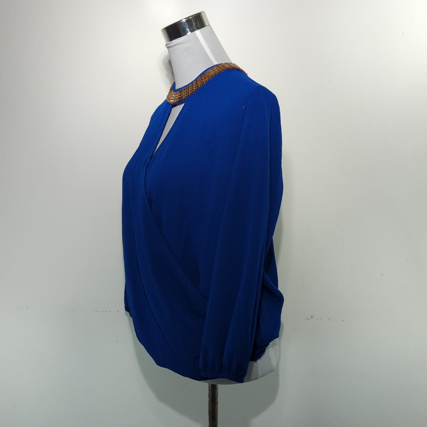 Blusa Azul Moa Moa