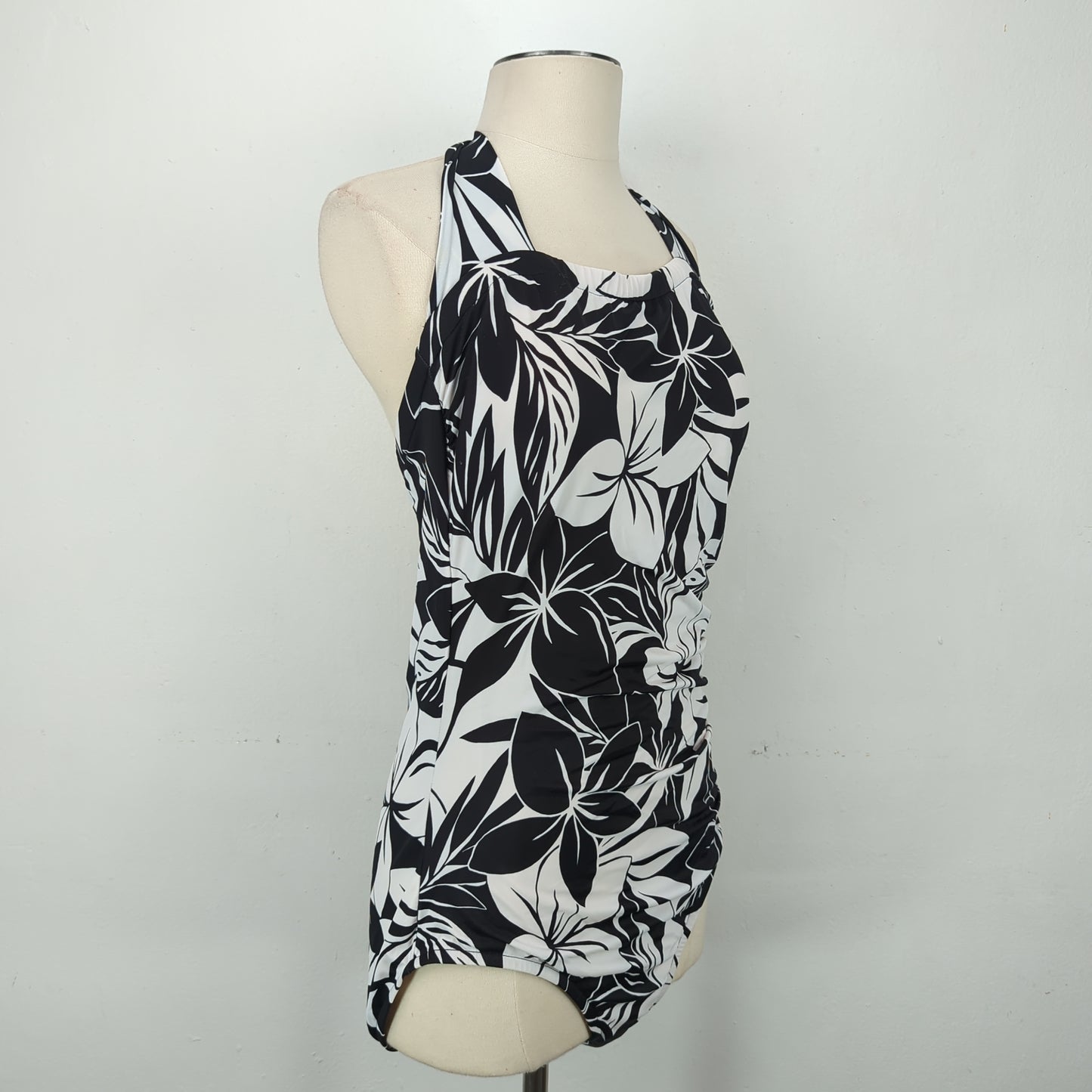 Traje De Baño Negro de Flores Maxine