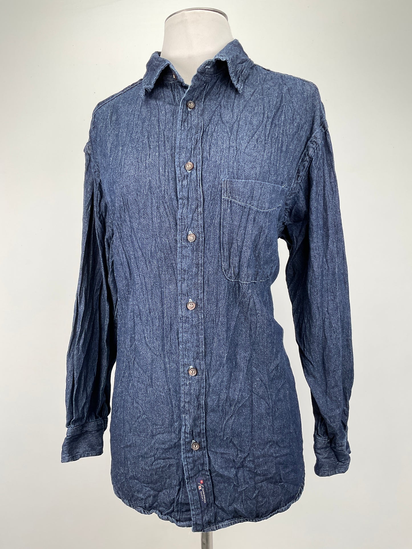 Camisa Jeans Azul Port and Company