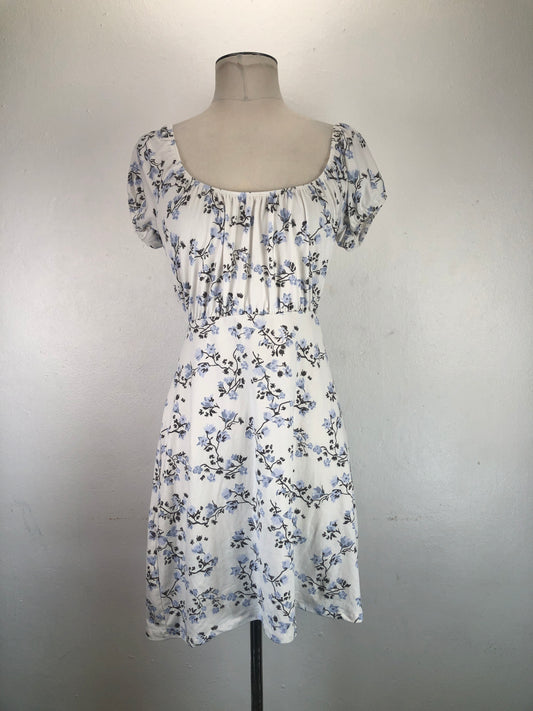 Vestido Blanco Floral Streetwear Society