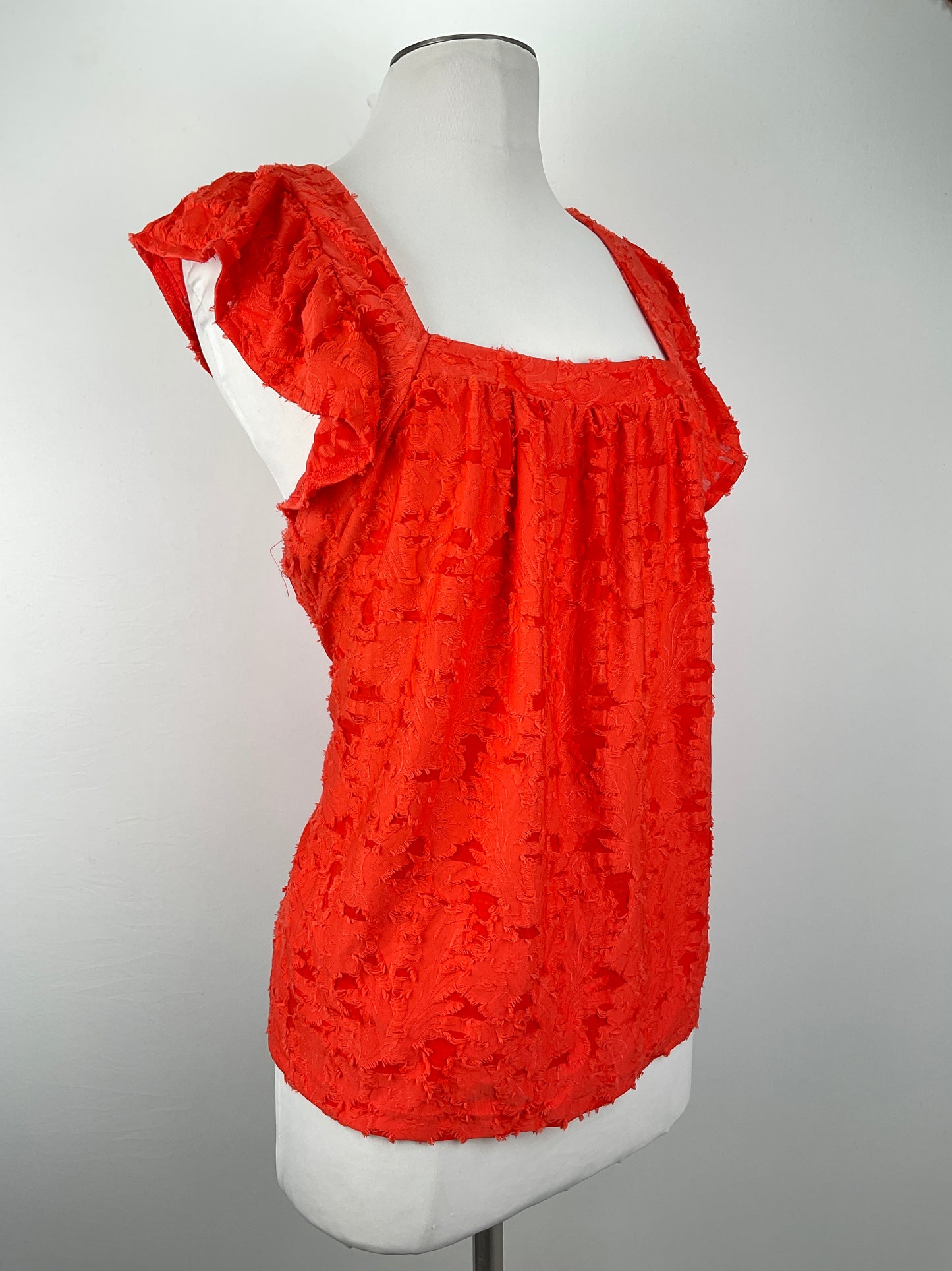 Blusa Naranja Floral  Lauren Conrad
