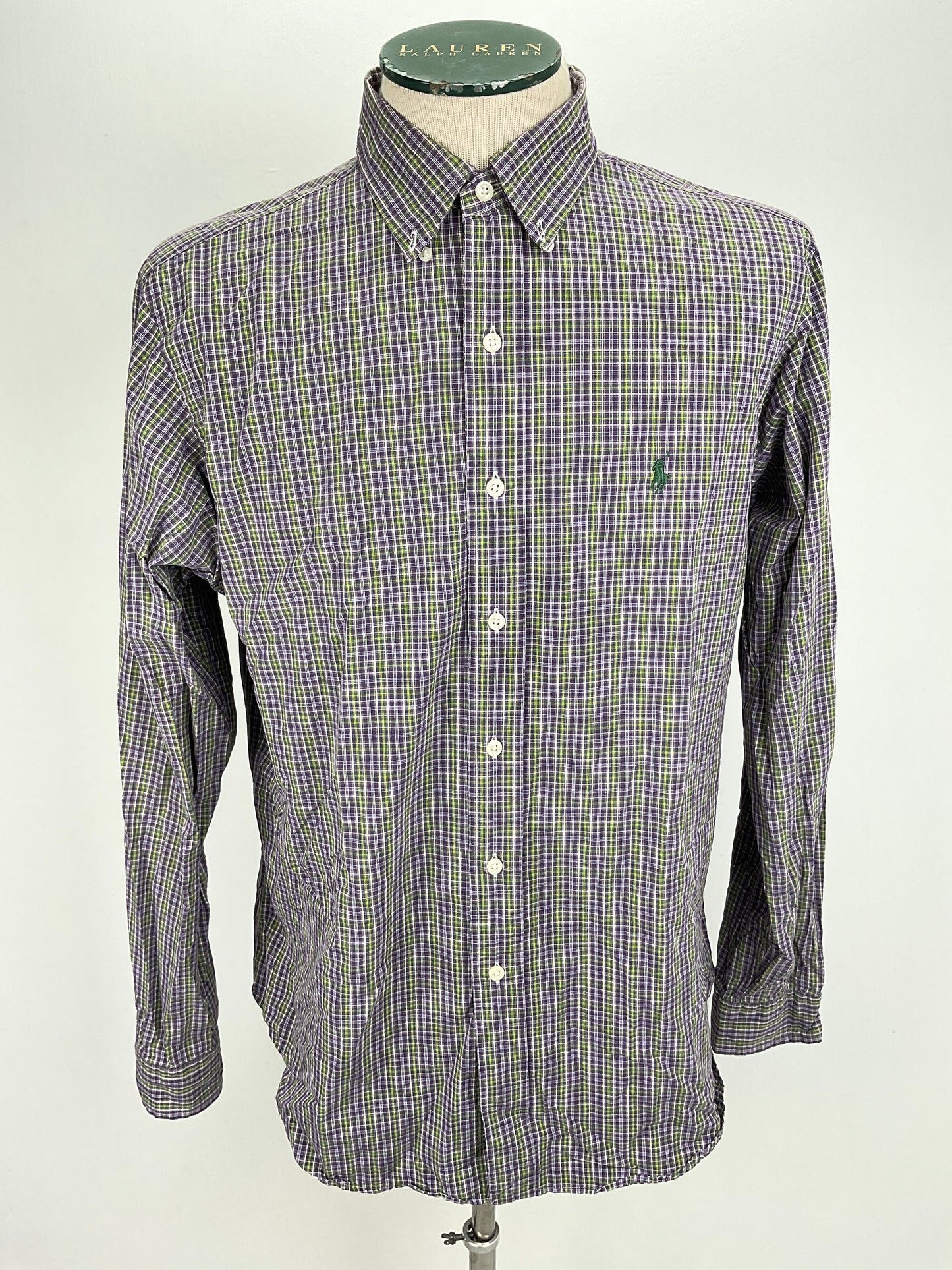 Camisa Morado de Cuadro Ralph Lauren