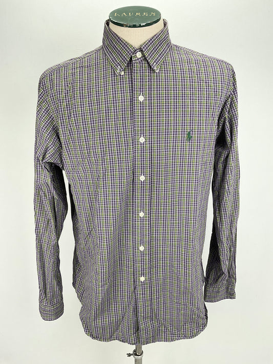 Camisa Morado de Cuadro Ralph Lauren