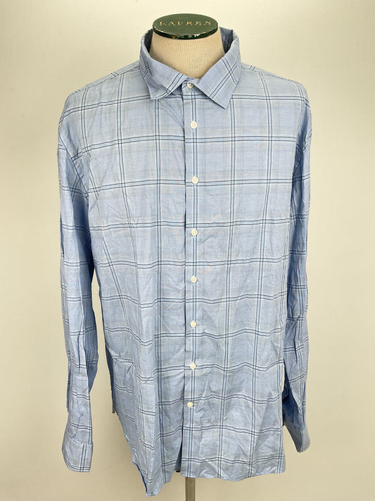 Camisa Azul claro de Cuadro Joseph Abboud