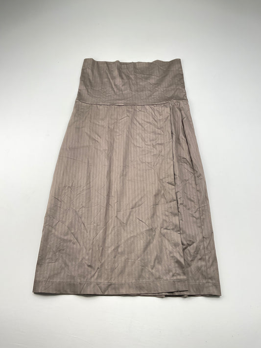 Falda Marron de Rayas Warwick Woodfield