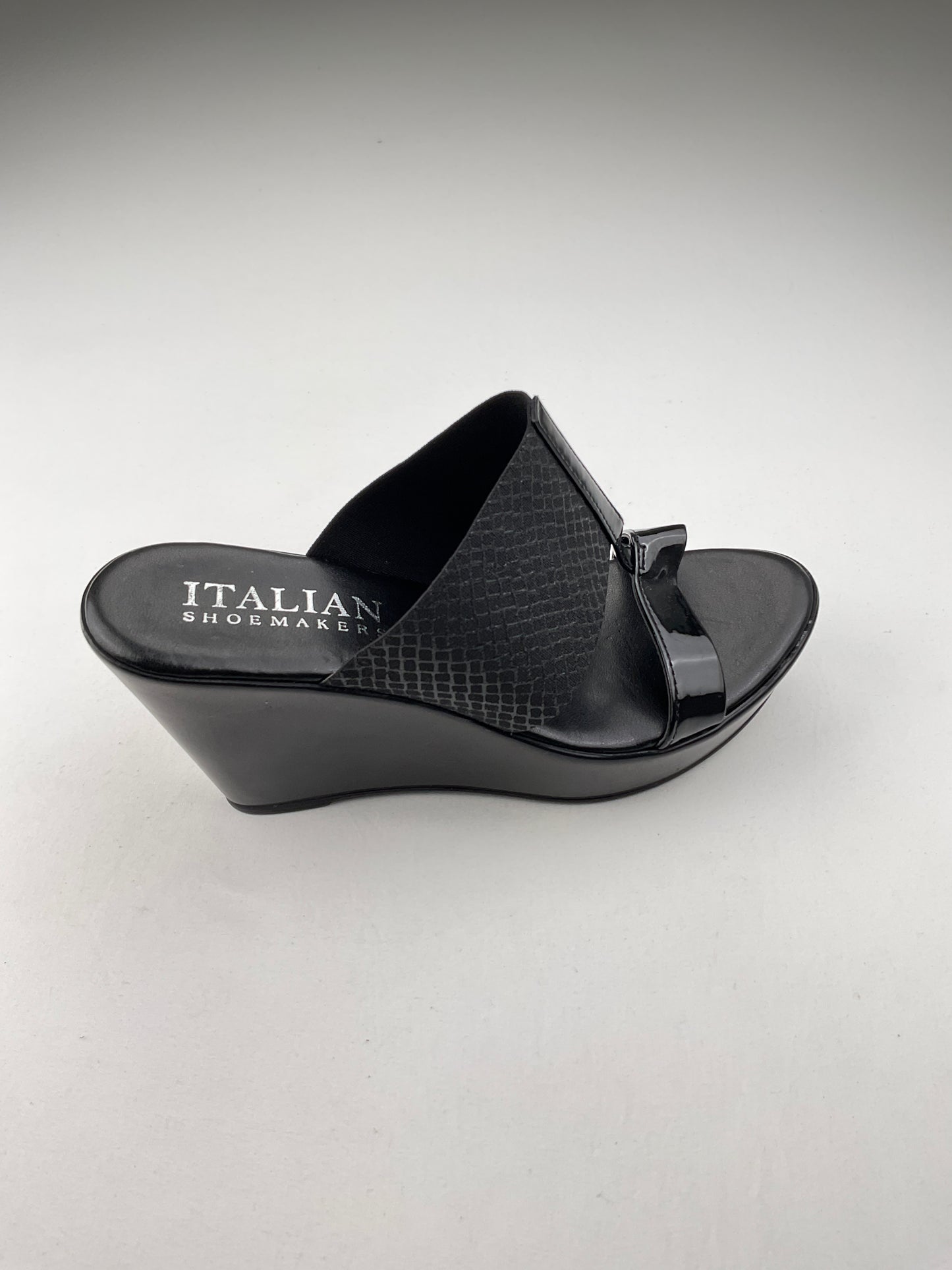 Zapatilla Negro Plataforma Italian