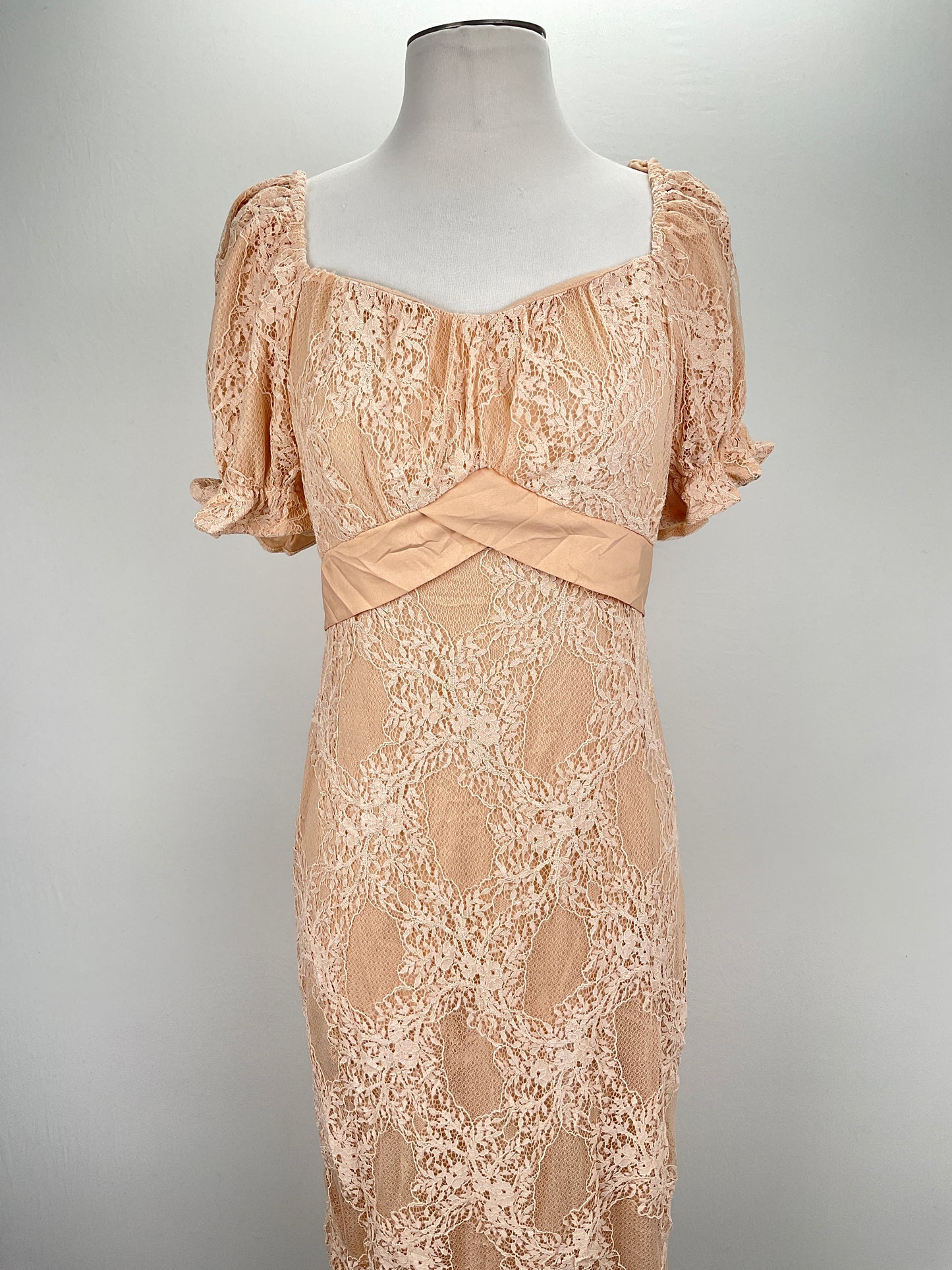 Vestido Crema Floral Ticosa
