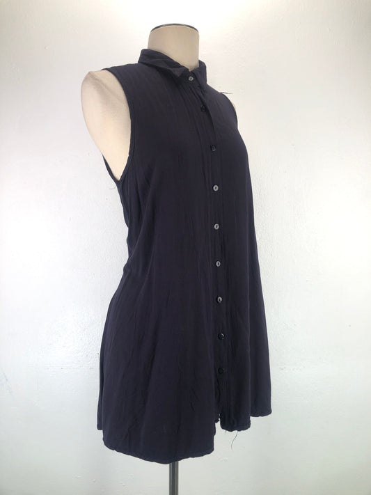 Vestido Azul Marino Mariposa Morada