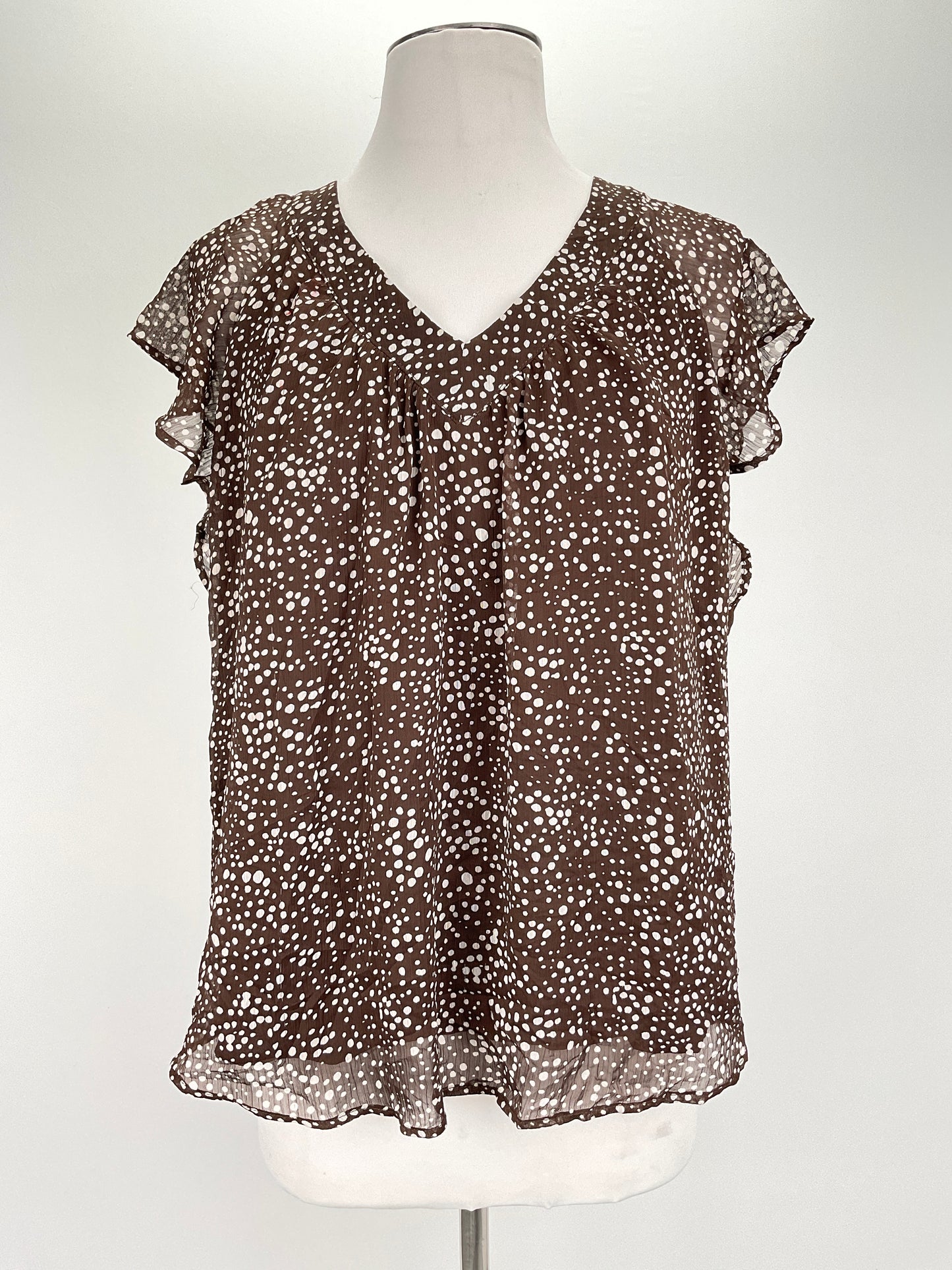 Blusa Marron de Lunares Loft