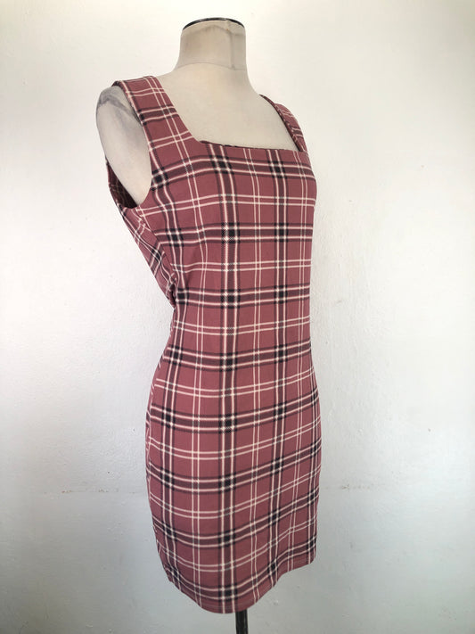 Vestido Nude de Cuadro Attirance