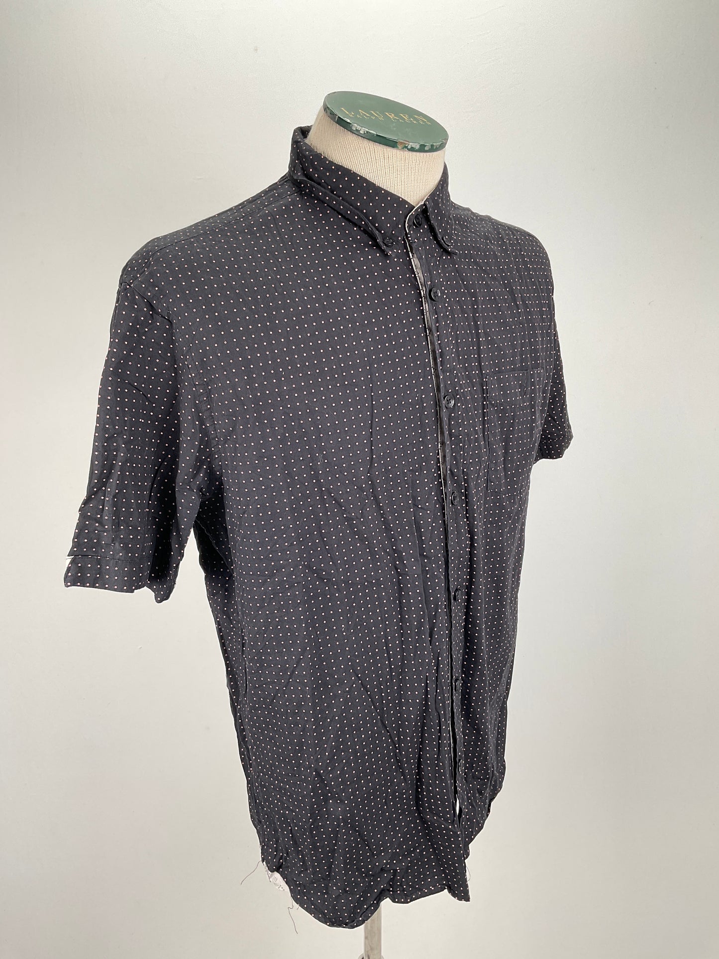 Camisa Negro de Lunares Level Ten