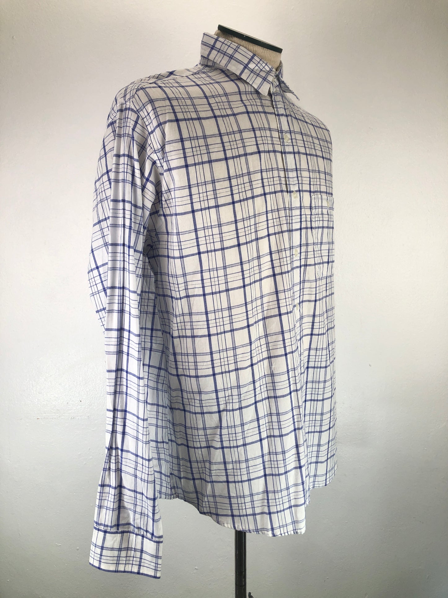 Camisa Blanco de Cuadro CTY Co