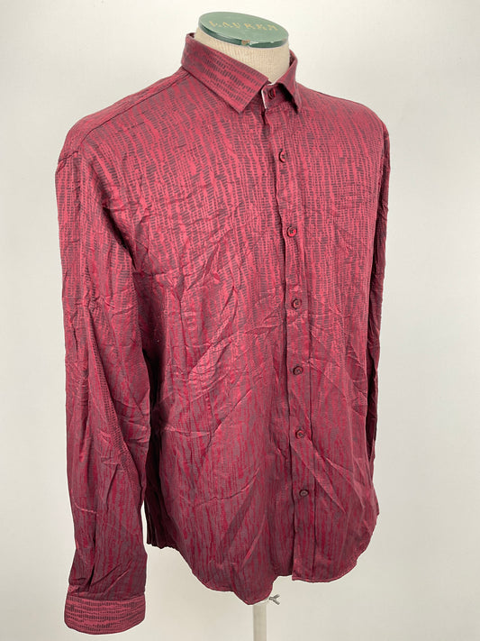 Camisa Rojo vino Slim fit