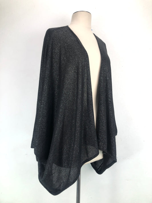 Sobre Todo Negro de Brillo Cocoon Wrap