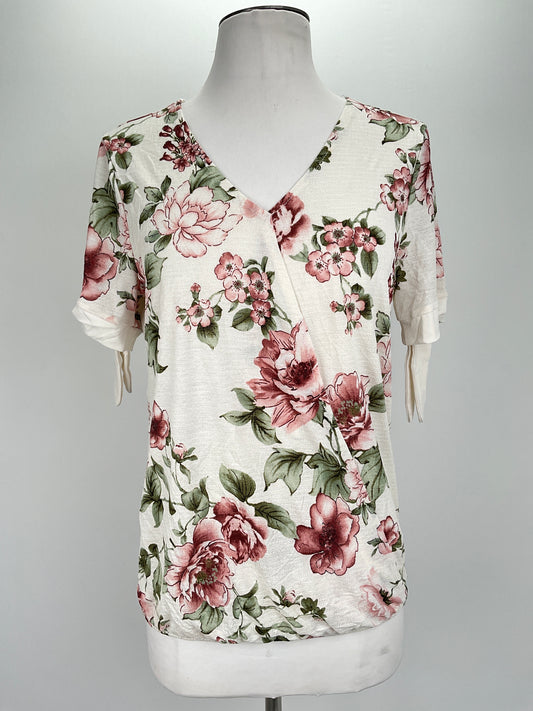 Blusa Crema Floral Naïf