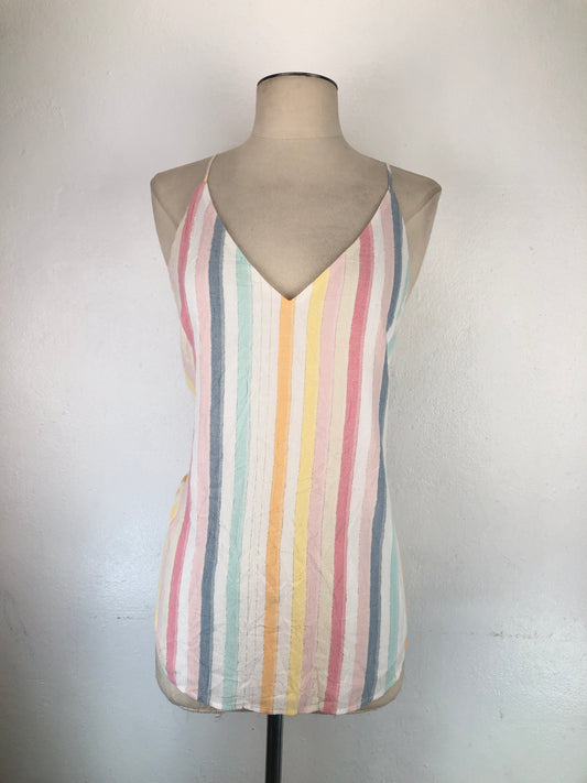 Blusa Multicolor De Rayas Loft