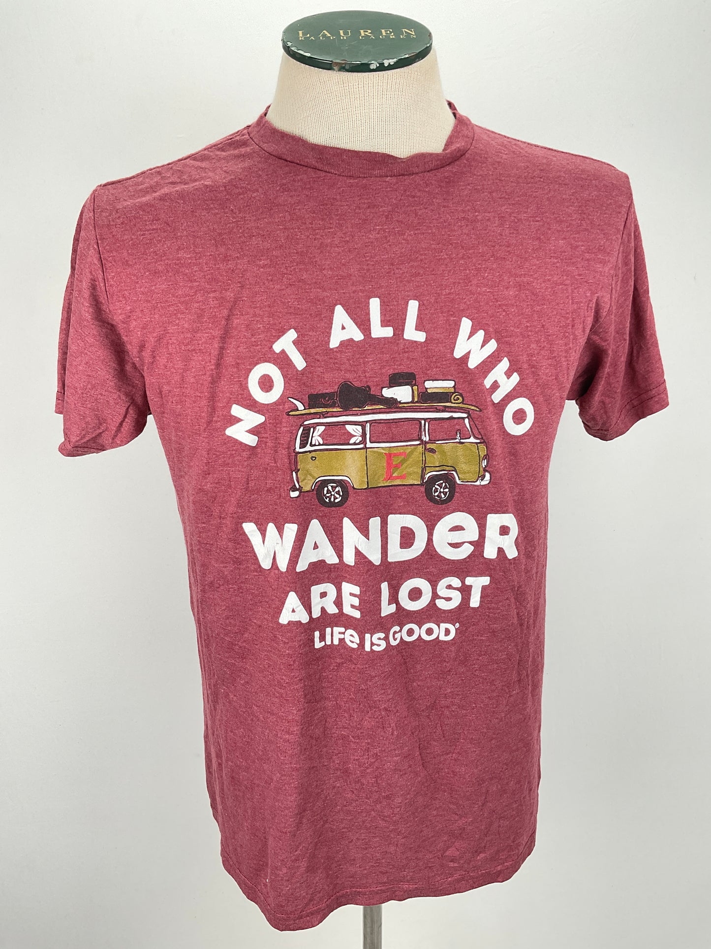 Camiseta Rojo vino Life is Good