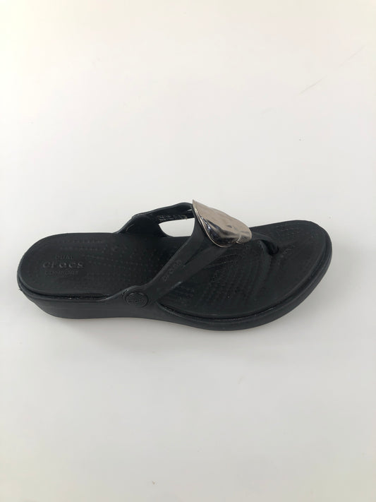 Sandalia Negro Crocs