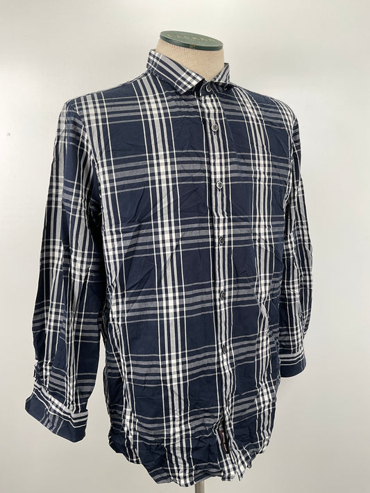 Camisa Azul marino de Cuadro Michael Kors