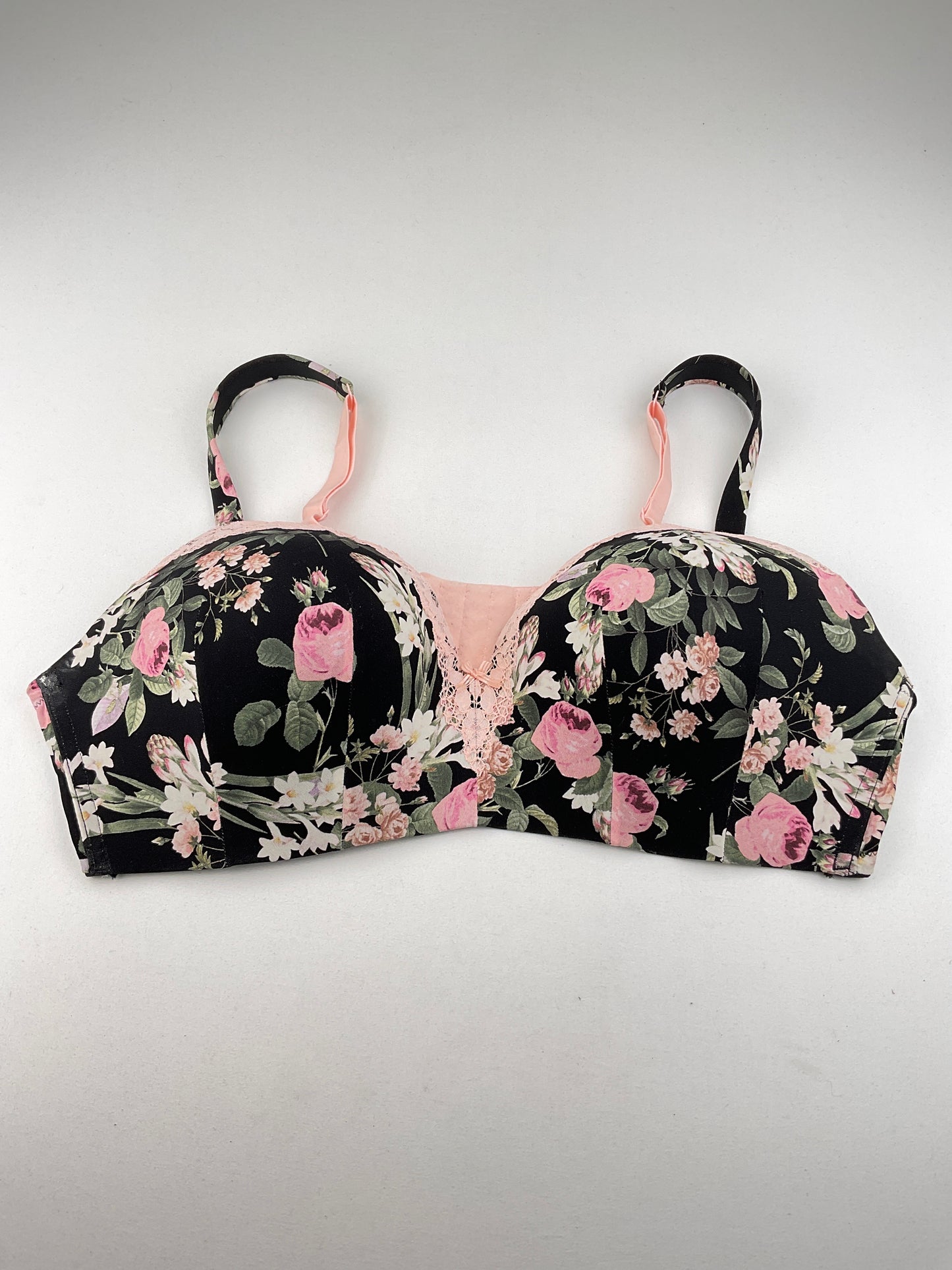 Brasier Negro Floral Cacique