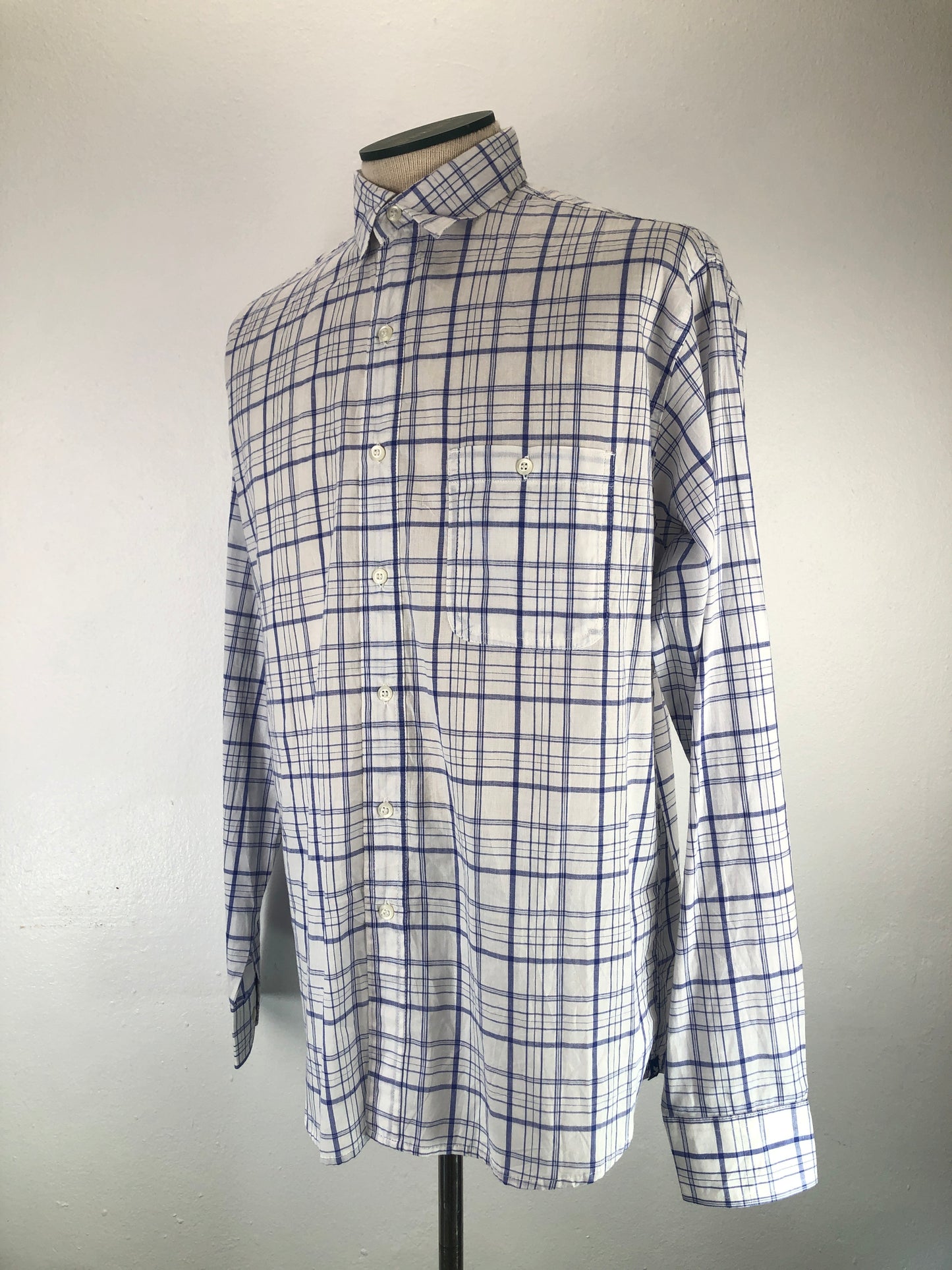 Camisa Blanco de Cuadro CTY Co