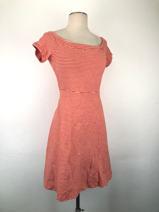 Vestido Blanco Rayas Old Navy