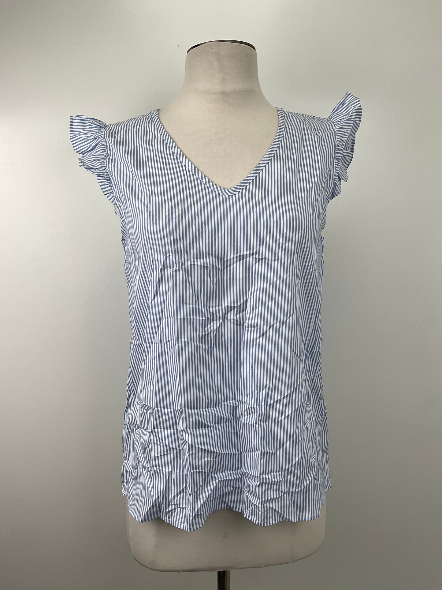 Blusa Azul claro de Rayas Shein