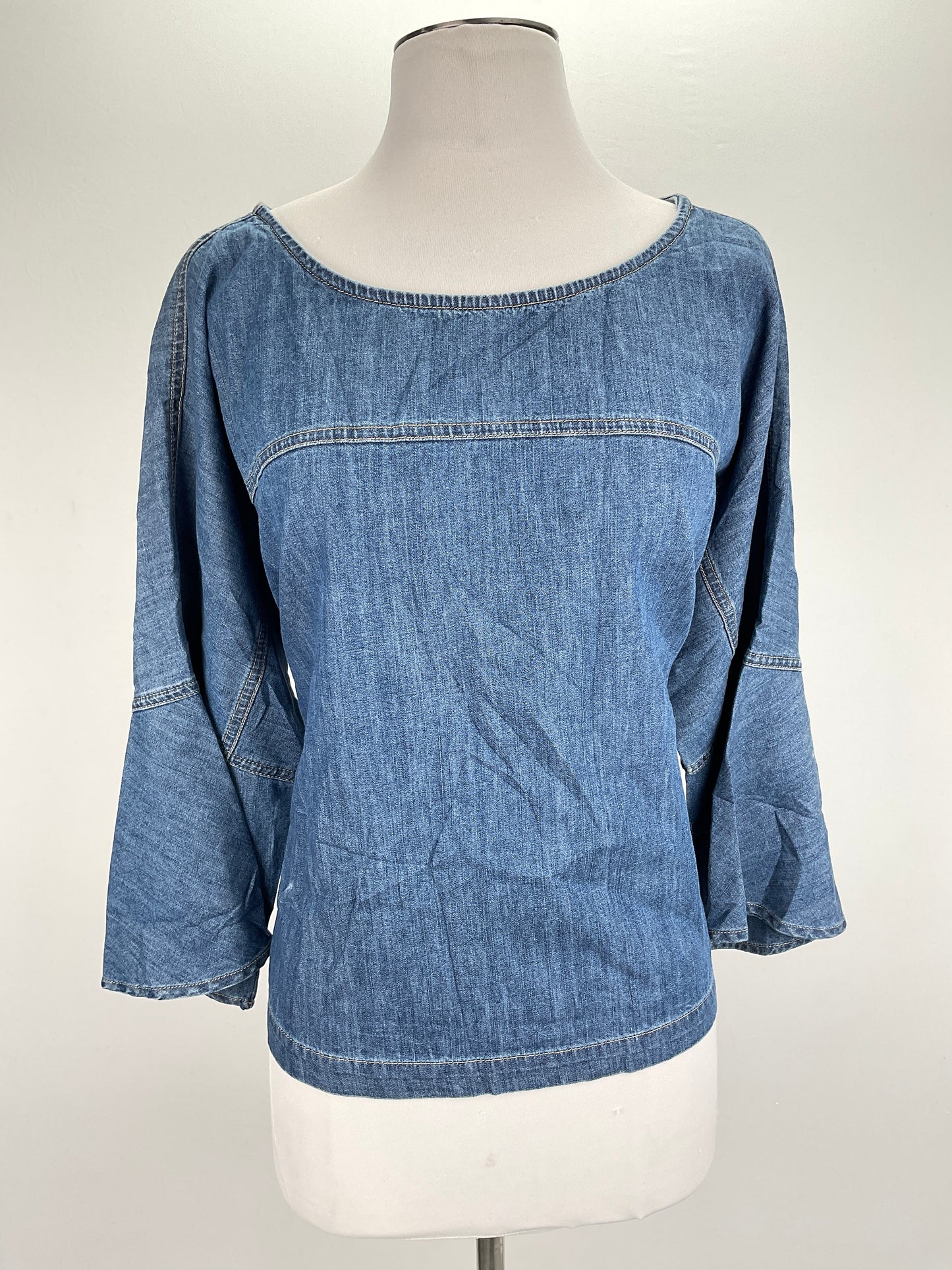 Blusa Jeans Azul Gap