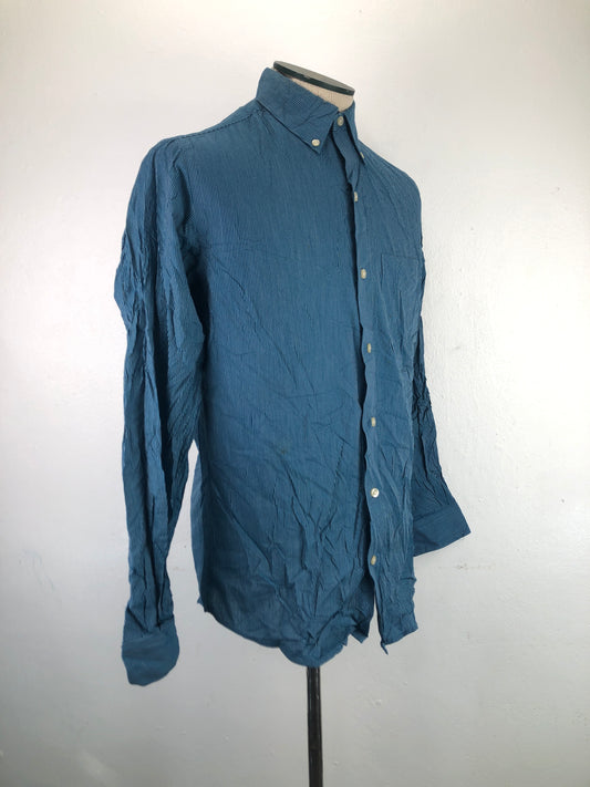 Camisa Turquesa De Rayas  Van Heusen