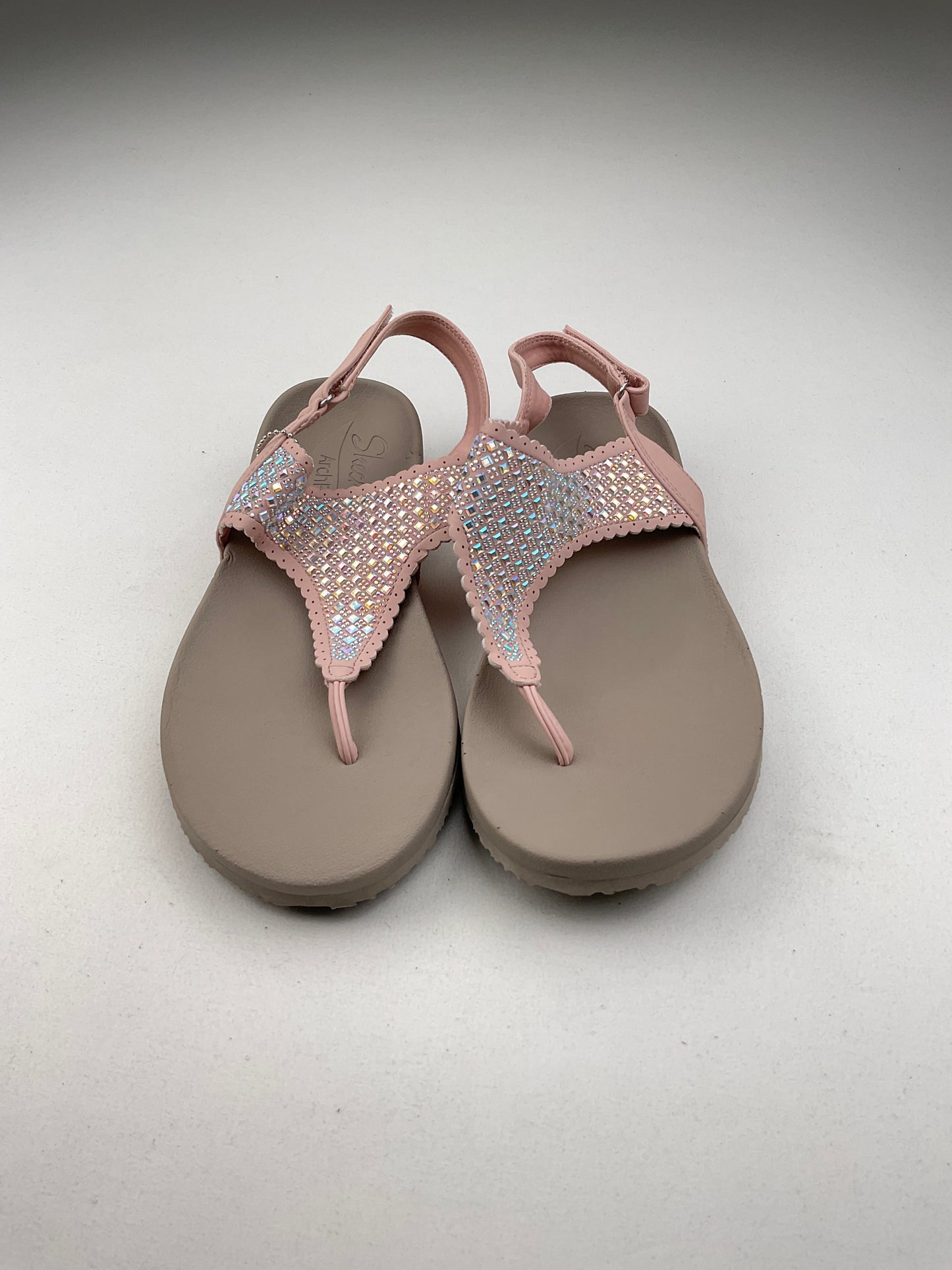 Sandalia Nude Skechers Archfit