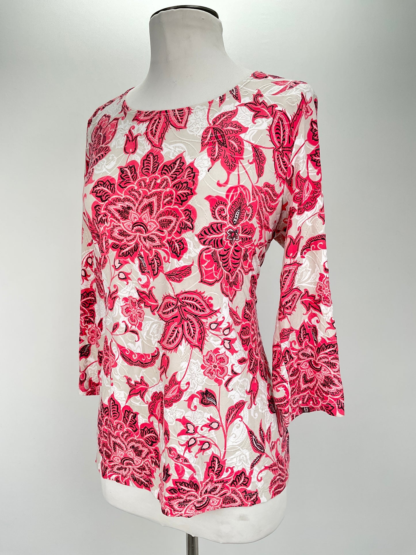 Blusa Rosado Floral JM